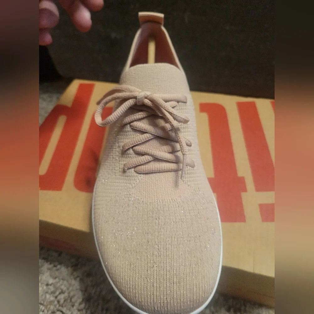 FitFlop F-Sporty Uberknit Dark Taupe Mix Women’s Sneakers 6‎